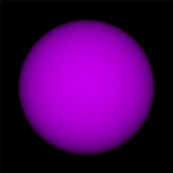 Soleil "ultra-violet", dans la raie du Calcium...